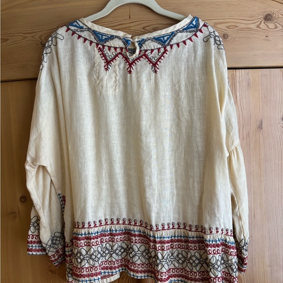 Johnny Was Linen Top - Picture 3 of 5